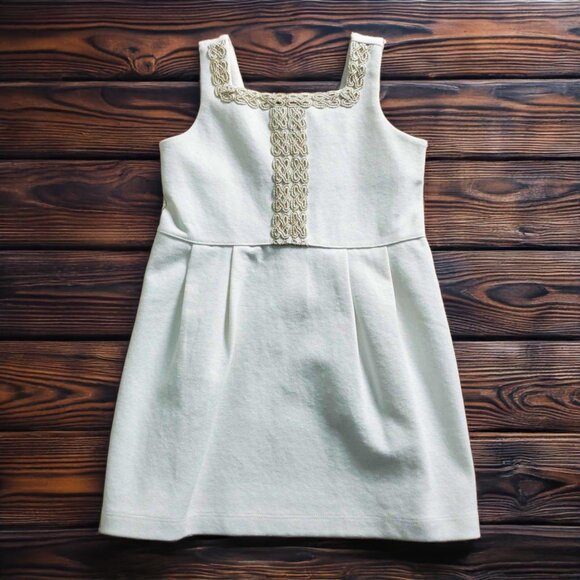 NWT Janie and Jack Savanna Soiree Embroidered Ponte Dress Size 2T Girls - Picture 1 of 5